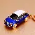 Convertible Car Keychain for Women | Rhinestone Charm Supply - Land Rover Sapphire-single OPP bag packaging