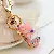 Convertible Car Keychain for Women | Rhinestone Charm Supply - Porsche Pink-Single OPP bag packaging