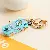 Convertible Car Keychain for Women | Rhinestone Charm Supply - BMW model blue-single OPP bag packaging