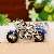 Convertible Car Keychain for Women | Rhinestone Charm Supply - Punk motorcycle blue-single OPP bag packaging