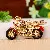 Convertible Car Keychain for Women | Rhinestone Charm Supply - Punk Motorcycle Big Red-single OPP bag packaging