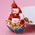Convertible Car Keychain for Women | Rhinestone Charm Supply - Fu word sailboat-single OPP bag packaging