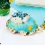 Convertible Car Keychain for Women | Rhinestone Charm Supply - New version of Beetle blue-single OPP bag packaging