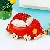 Convertible Car Keychain for Women | Rhinestone Charm Supply - New version of Beetle Red-single OPP bag packaging