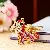 Wholesale Cartoon Unicorn Rhinestone Keychains and Bag Charms - Rhinestone Unicorn Pink-Individually packaged