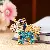 Wholesale Cartoon Unicorn Rhinestone Keychains and Bag Charms - Rhinestone Unicorn Blue-Individually packaged