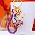 Wholesale Rhinestone Fruit Cherry Keychains for Retailers - Deep Purple Lucky Rope + Full Rhinestone Cherry Purple - Single OPP Bag Packaging