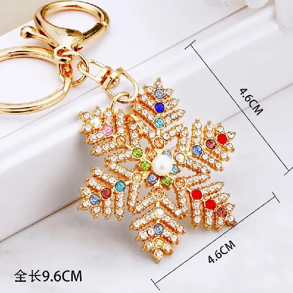 A78 small snowflake gold-single OPP bag packaging,chaincharmsupply.com