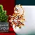 Wholesale Quality Rhinestone Christmas Snowflake Keychains - A285 Christmas Snowflake Golden White Rhinestone-Single OPP bag packaging