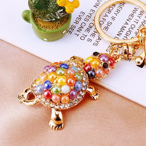 Colorful little turtle-single OPP bag packaging,chaincharmsupply.com
