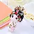 Moonstone Rhinestone Turtle - Wholesale High-Quality Bag Charms - Huadan Pink-single OPP bag packaging