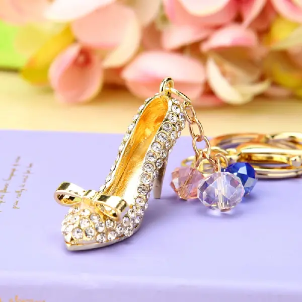 Cinderella's glass slipper-single OPP bag packaging,chaincharmsupply.com