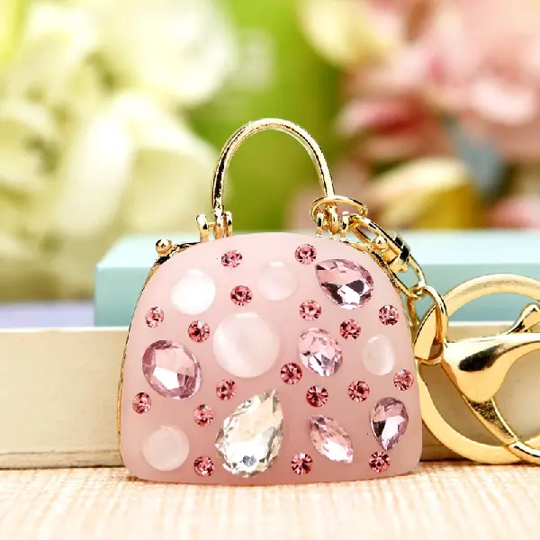 Jelly satchel pink-single OPP bag packaging,chaincharmsupply.com