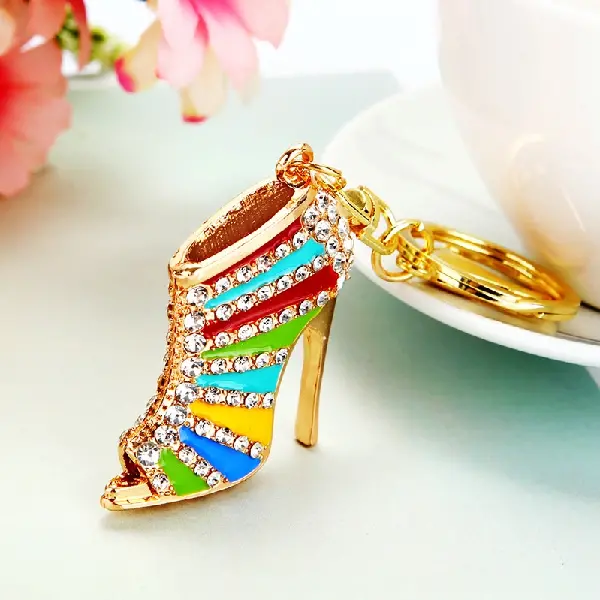 Striped high heels color-single OPP bag packaging,chaincharmsupply.com