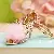Wholesale Rhinestone-Encrusted High Heels & Bag Charm Supply - Pink plush-single OPP bag packaging