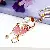 Wholesale Rhinestone-Encrusted High Heels & Bag Charm Supply - Jelly sneakers pink-single OPP bag packaging