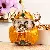 Wholesale Moonstone Tulip Keychains for Retailer Boost Sales - God of Wealth Gold-single OPP bag packaging