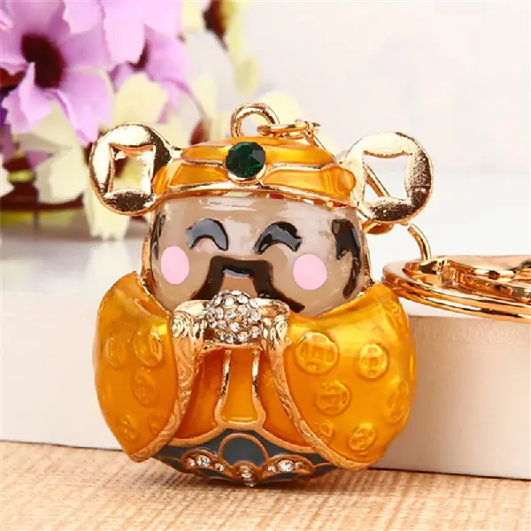 God of Wealth Gold-single OPP bag packaging,chaincharmsupply.com