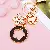 Wholesale Moonstone Tulip Keychains for Retailer Boost Sales - Clover black-single OPP bag packaging
