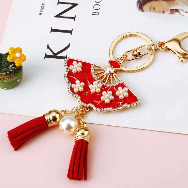 Flower fan red-single OPP bag packaging,chaincharmsupply.com