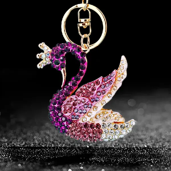A160 gradient swan deep purple-single OPP bag packaging,chaincharmsupply.com