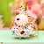 Wholesale Rhinestone Little Swan Keychain & Bag Charm Supply - Little duck white-single OPP bag packaging