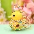 Wholesale Rhinestone Little Swan Keychain & Bag Charm Supply - Little duck yellow-single OPP bag packaging