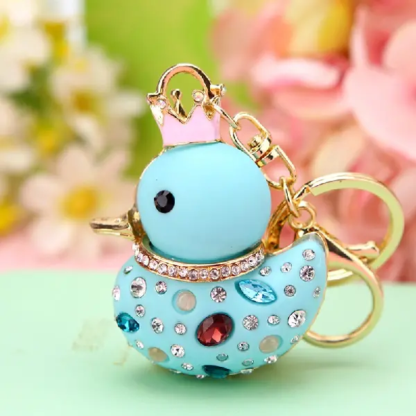 Little duck blue-single OPP bag packaging,chaincharmsupply.com