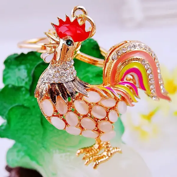 Rooster-single OPP bag packaging,chaincharmsupply.com