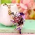 Wholesale Rhinestone Little Swan Keychain & Bag Charm Supply - There are fish purple every year-single OPP bag packaging