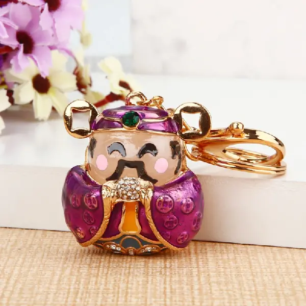 God of Wealth Purple-single OPP bag packaging,chaincharmsupply.com