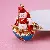 Wholesale Rhinestone Little Swan Keychain & Bag Charm Supply - Fu word sailboat-single OPP bag packaging