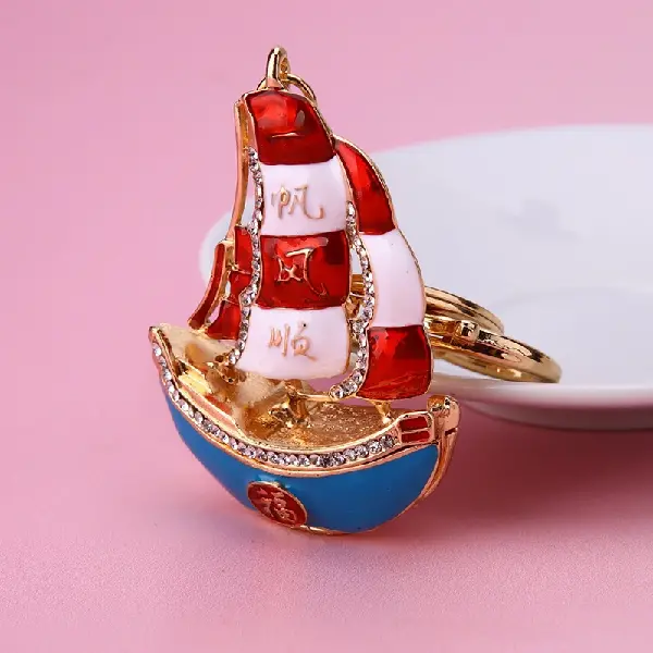 Fu word sailboat-single OPP bag packaging,chaincharmsupply.com