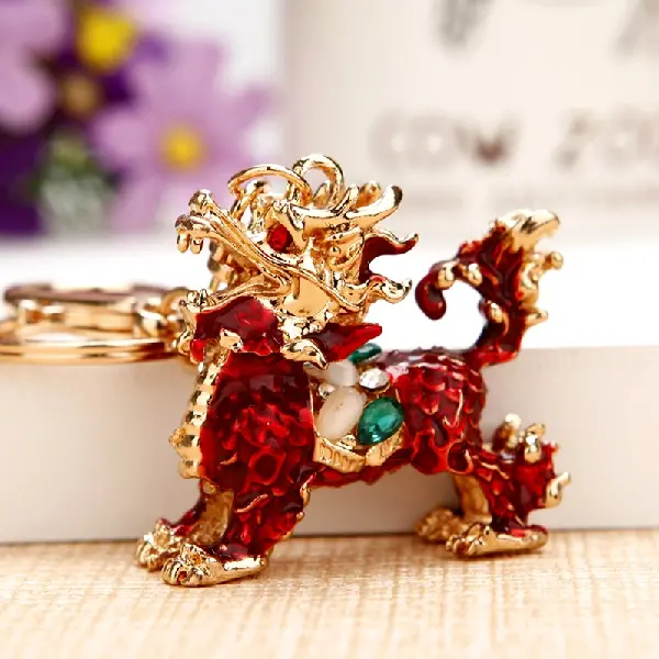 Lucky Kirin Wine Red-single OPP bag packaging,chaincharmsupply.com