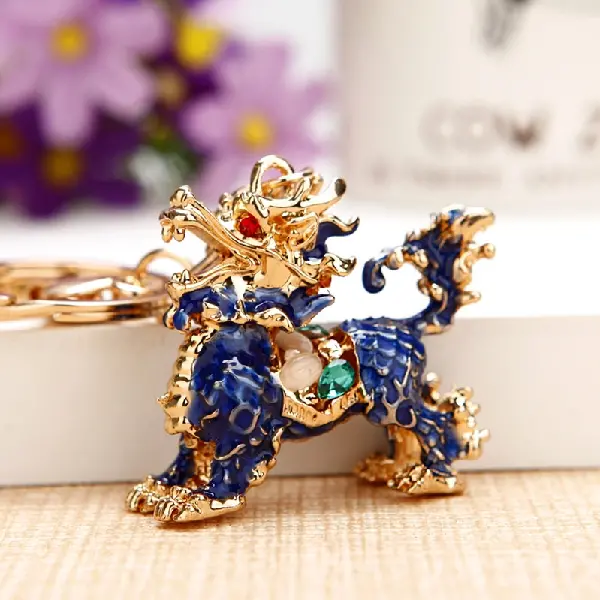 Lucky Unicorn Blue-single OPP bag packaging,chaincharmsupply.com