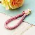 Wholesale Rhinestone Little Swan Keychain & Bag Charm Supply - Love rope pink - no buttons - single OPP bag packaging