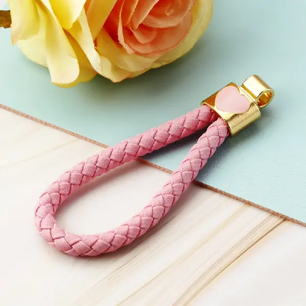 Love rope pink - no buttons - single OPP bag packaging,chaincharmsupply.com