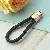Wholesale Rhinestone Little Swan Keychain & Bag Charm Supply - Love rope black - no buttons - single OPP bag packaging