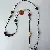 Brown Leather Cord Earphone Case Phone Lanyard Wholesale - Wooden bead long rope
