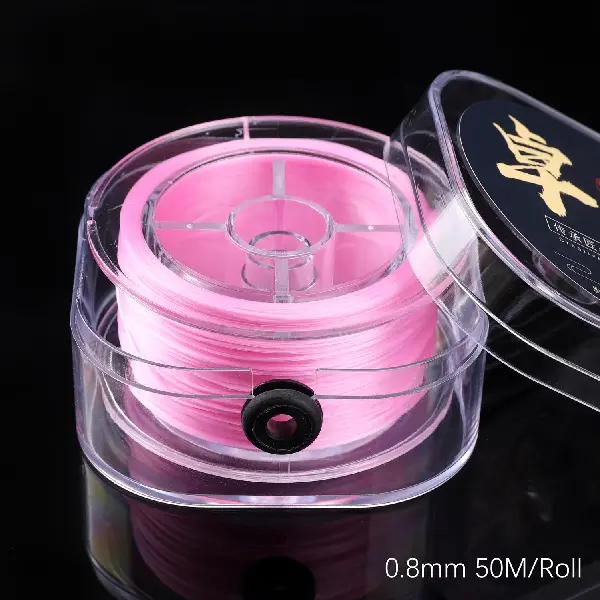 Thickness: 0.8mm, pink, about 50 meters/roll,chaincharmsupply.com
