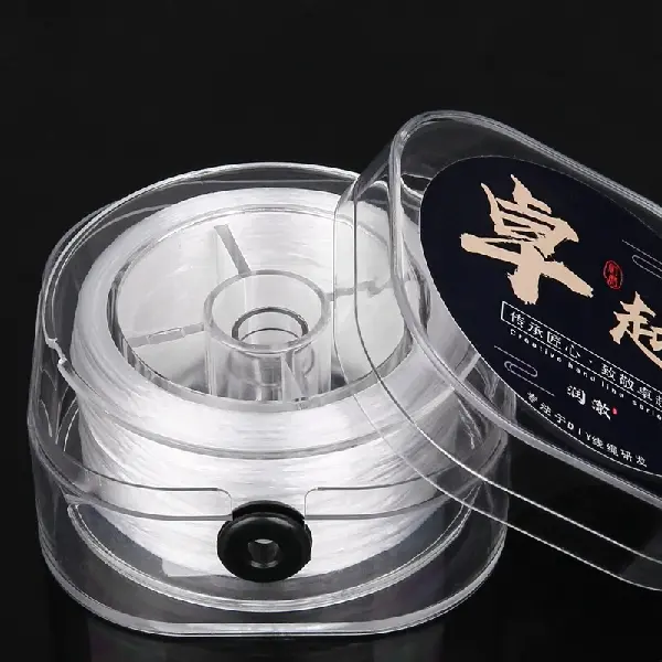 Thickness 0.8mm, transparent white, about 100 meters/roll,chaincharmsupply.com