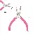 Wholesale Pink Needle Nose Pliers for DIY Jewelry Crafting - Upgraded model - bright pink handle, 3-hole steel pliers (with teeth), length about 12c - 1 pair