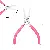 Wholesale Pink Needle Nose Pliers for DIY Jewelry Crafting - Upgraded model - bright pink handle flat pliers (no teeth) length 12cm - 1 pair