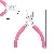 Wholesale Pink Needle Nose Pliers for DIY Jewelry Crafting - Upgraded model - bright pink handle, mysterious steel pliers, length 12cm - 1 pair