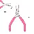 Wholesale Pink Needle Nose Pliers for DIY Jewelry Crafting - Upgraded model - Glitter handle needle nose pliers (no teeth), about 12cm long - 1 pair