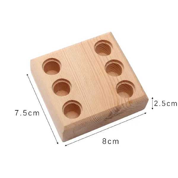 8x7.5x2.5cm 6 holes 1 piece/pack-1 handful,chaincharmsupply.com