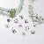 Wholesale Alloy Tori Spacer Beads Supply for Retailers - 01 Randomly mixed silver 50pcs/pack