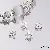 Wholesale Alloy Tori Spacer Beads Supply for Retailers - 02 model 7mm hole diameter about 1mm silver 50 pcs/pack