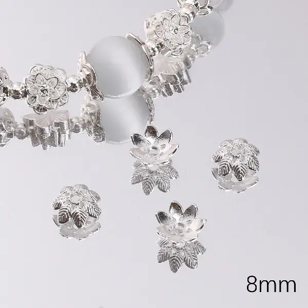 04 model 8mm hole diameter about 1mm silver 50 pcs/pack,chaincharmsupply.com