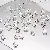 Wholesale Alloy Tori Spacer Beads Supply for Retailers - 18 models 9mm hole diameter about 1mm silver 20 pcs/pack